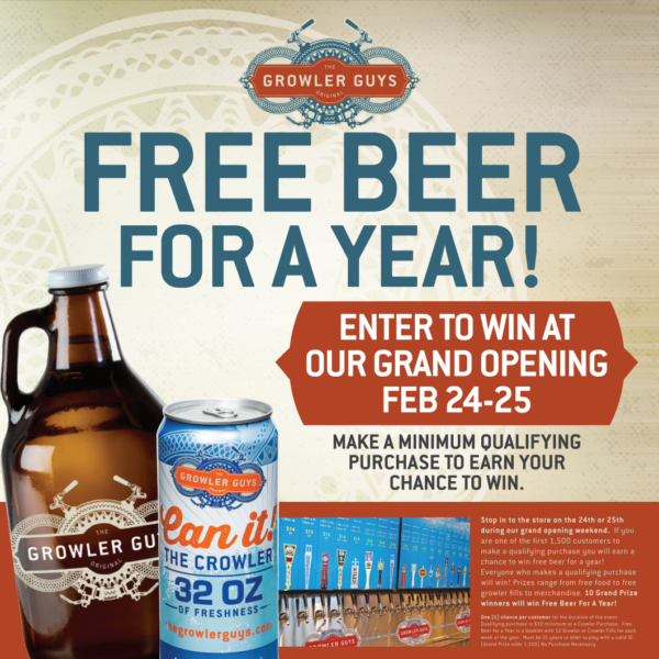 New Location in Eau Claire, Wisconsin • The Growler Guys